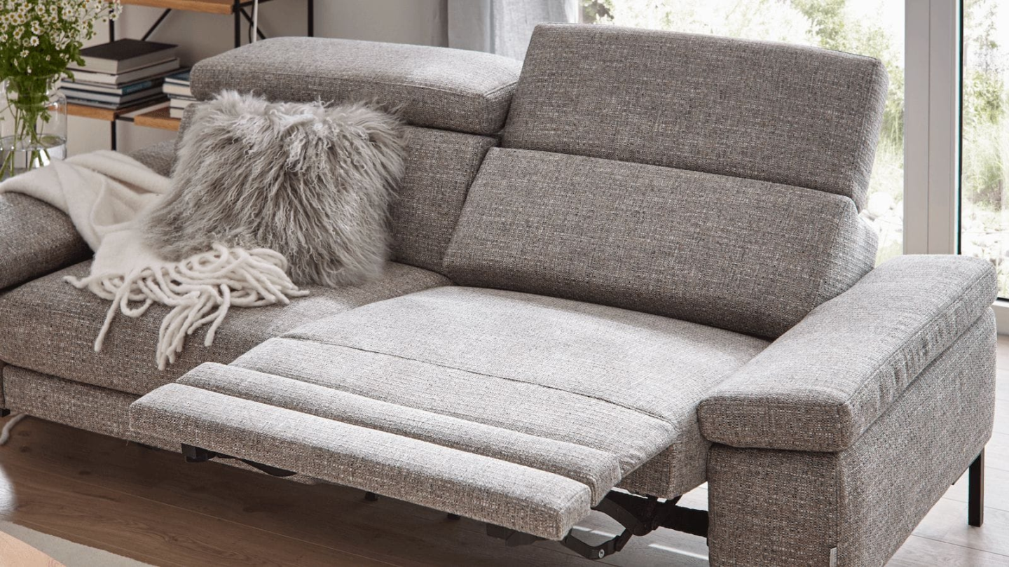 -Sitzer Sofa Hudson mit Relaxfunktion von Natura Home - Home