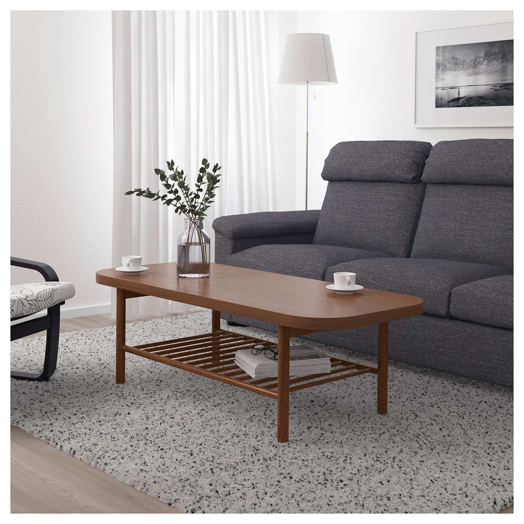 IKEA .. Couchtisch, Holz, braun : Amazon